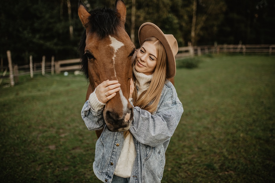 Sesja zdjęciowa z koniem