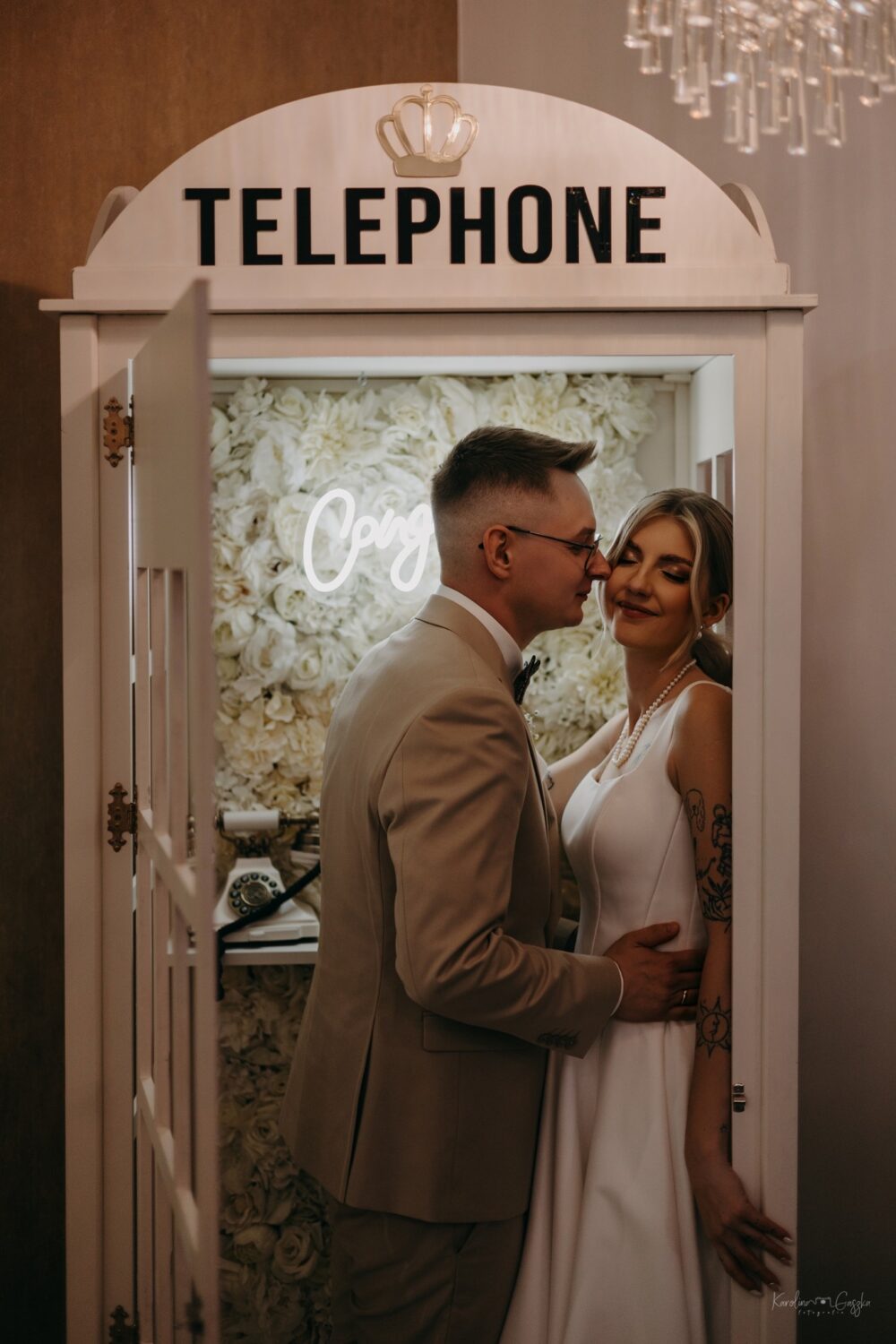 Budka telefoniczna atrakcje weselne śląsk