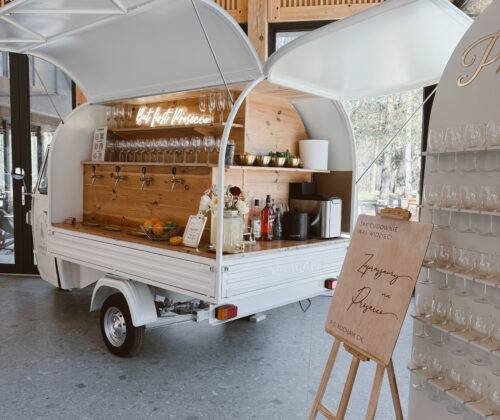 Wesele na Śląsku z Prosecco Van w Sali Boho Pogoria